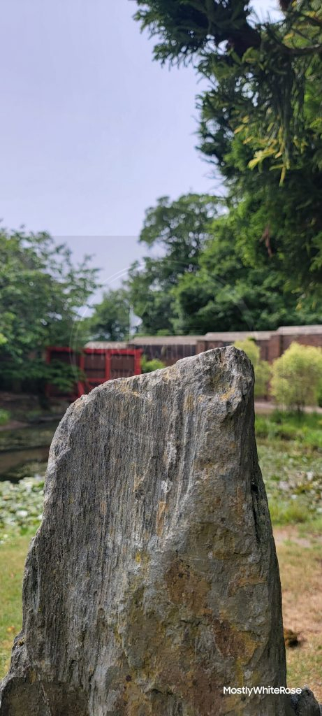 Japanese Garden Hall Park Horsforth Leeds mindfulness stones