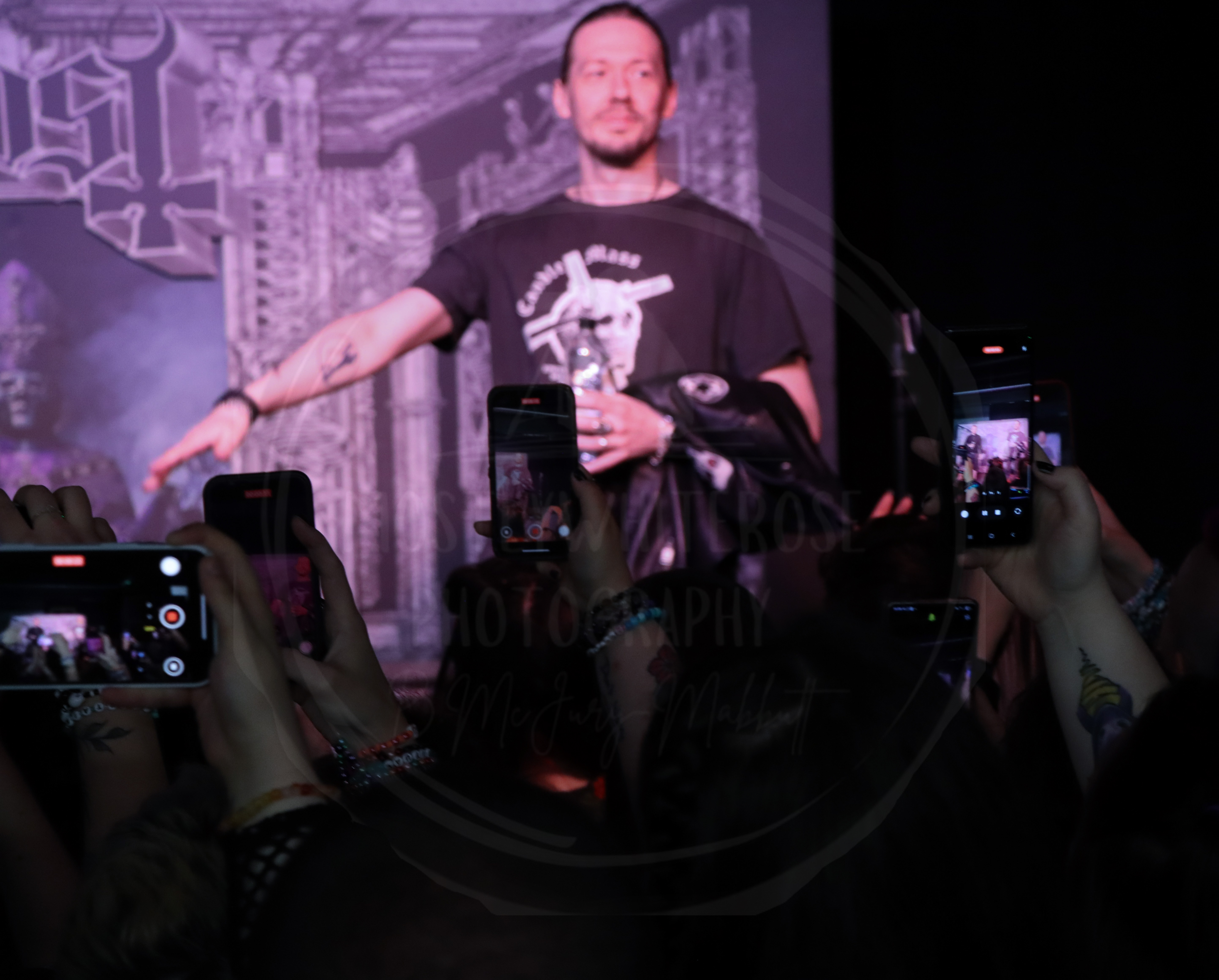 Ghost Tobias Forge HMV Q A Birmingham 2025